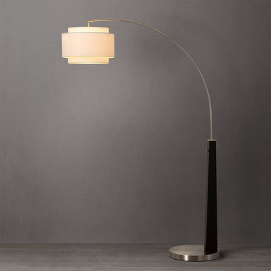 NOVA of California Coronado 1 Light Arc Floor Lamp — styled view