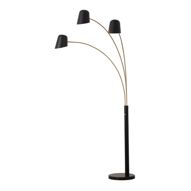 NOVA of California Culver 3 Light Arc Floor Lamp — full product view