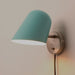 NOVA of California Culver Plug-in Wall Sconce Pool Blue — styled view