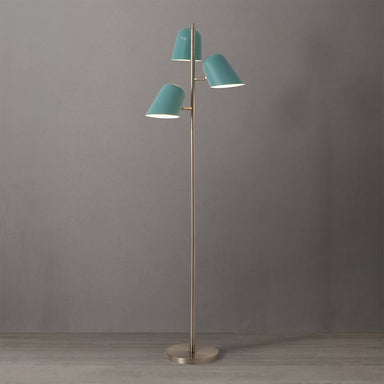 NOVA of California Culver Tree Lamp Pool Blue — styled view