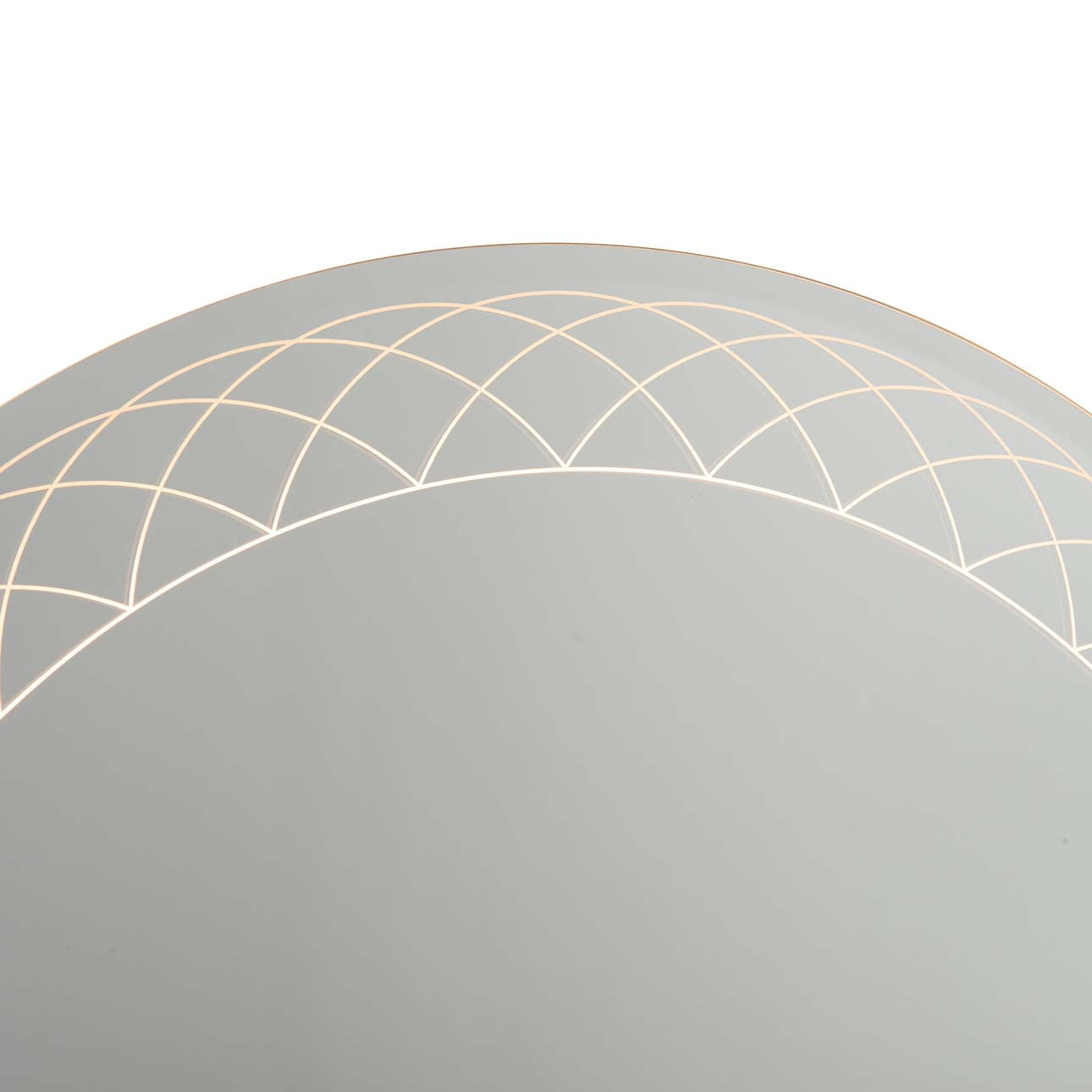 NOVA of California Interlace Backlit LED Wall Mirror — close-up detail