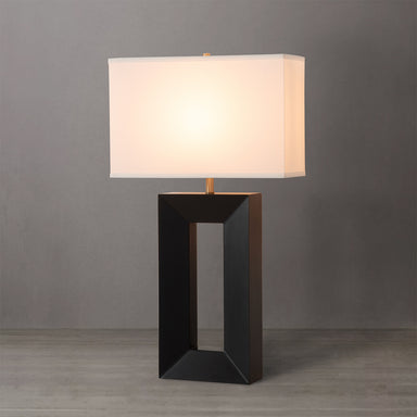NOVA of California Julie Standing Table Lamp EBONY — styled view