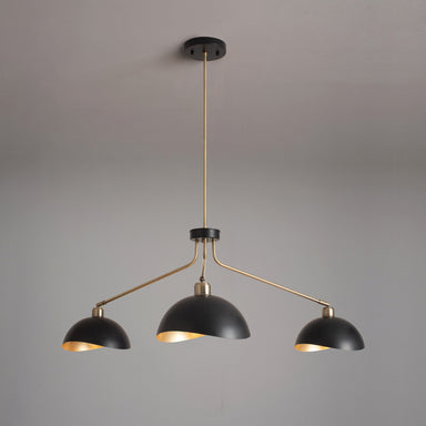 NOVA of California Luna Bella 3-Light Chandelier — styled view