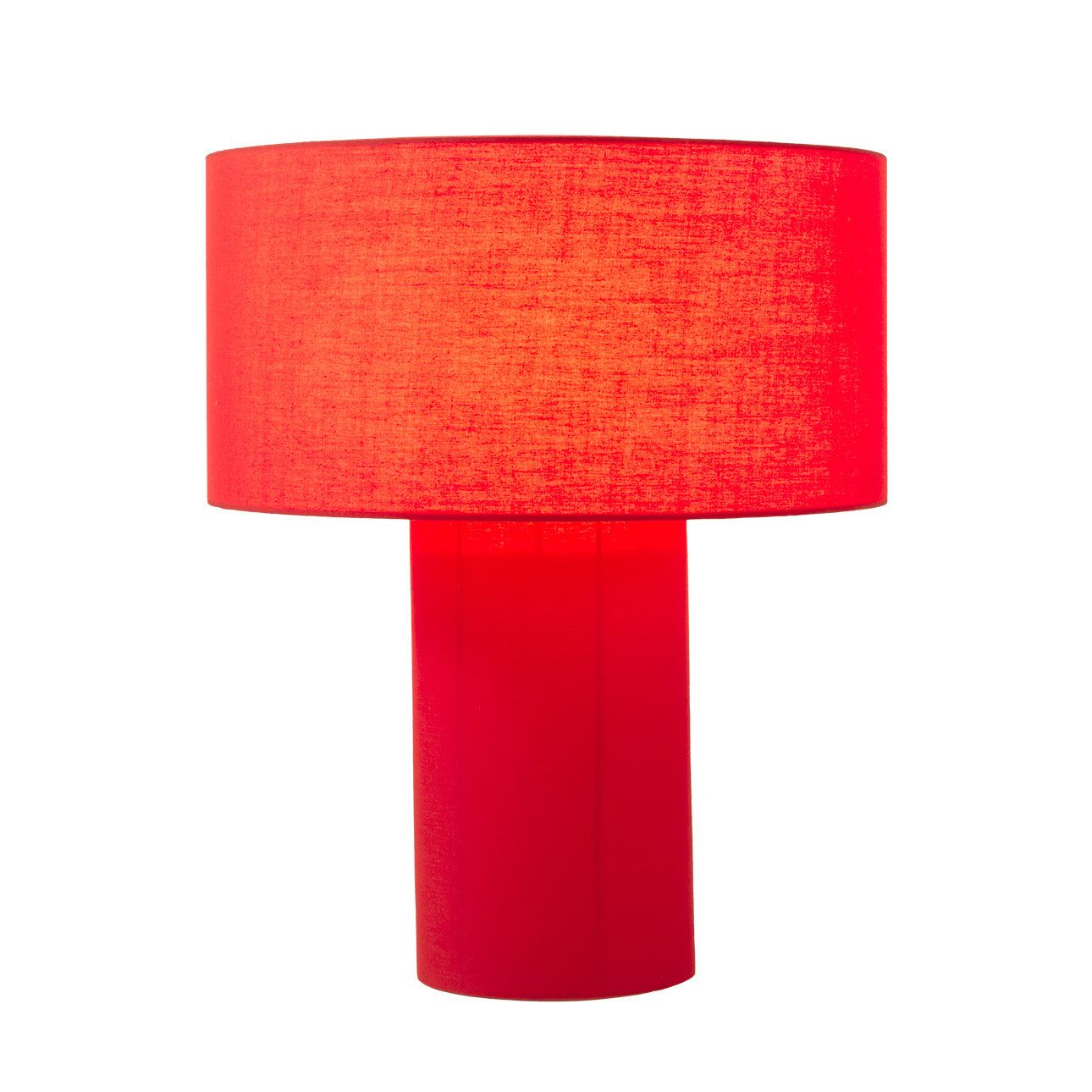 NOVA of California Moonlight Table Lamp Red — full product view
