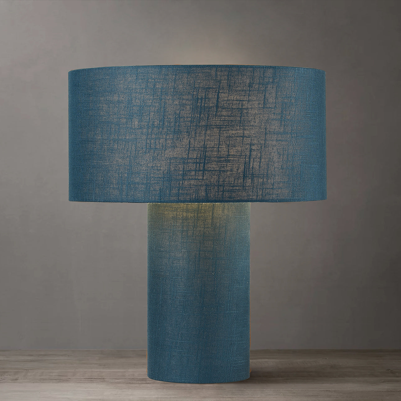 NOVA of California Moonlight Table Lamp Sage — styled view