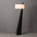 NOVA of California Obelisk Floor Lamp Black Oak — styled view