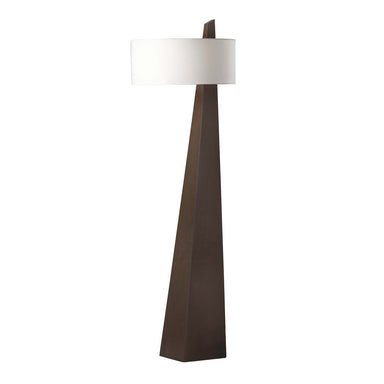 NOVA of California Obelisk Floor Lamp Dark Walnut — full product view
