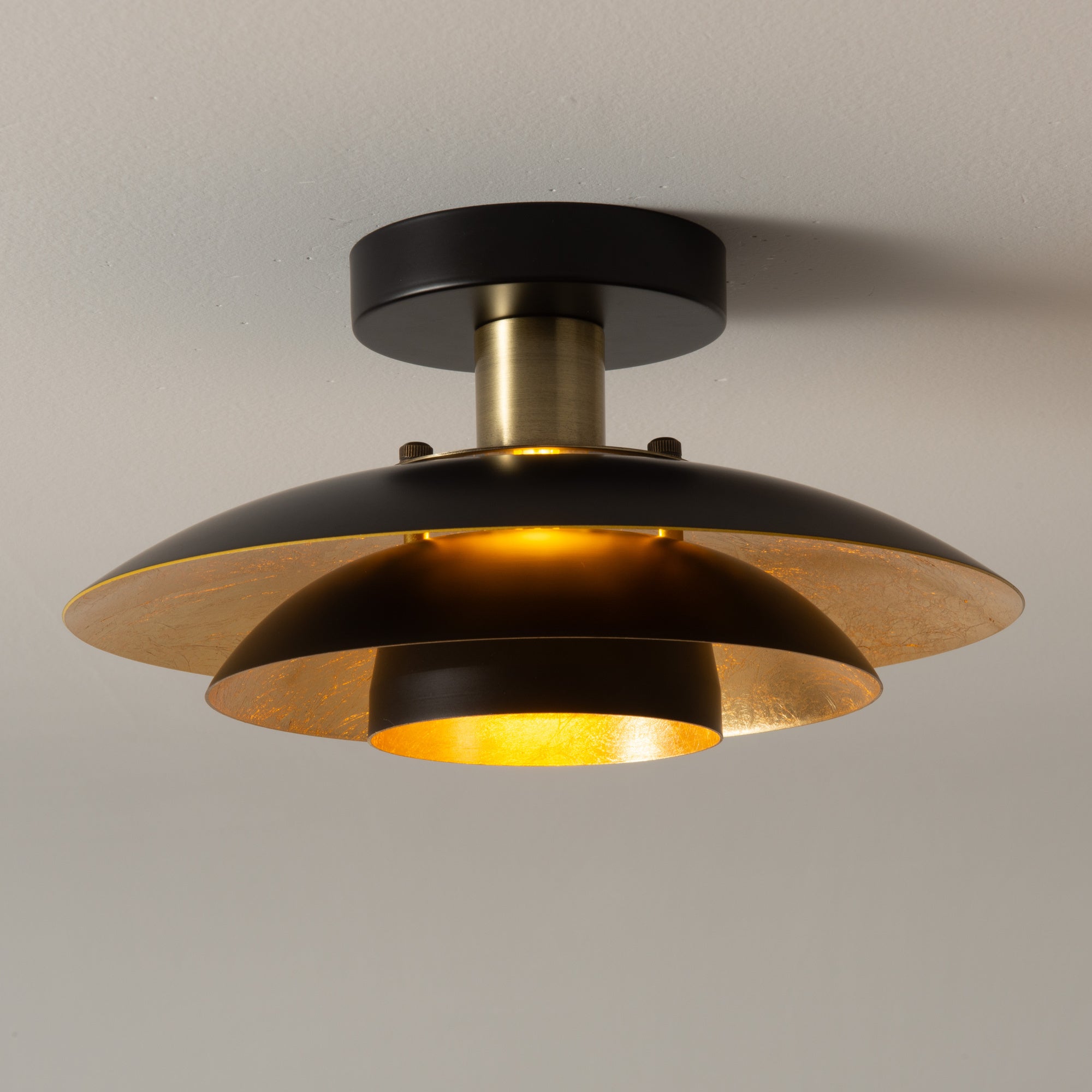 NOVA of California Rancho Mirage Flush Mount Ceiling Light — styled view