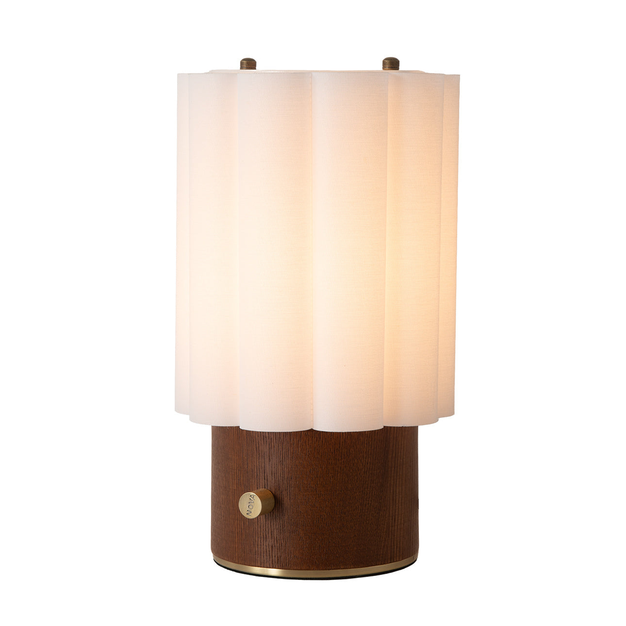NOVA of California Scalloped Accent Table Lamp — full product view