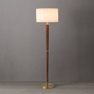 NOVA of California Scalloped Floor Lamp — styled view