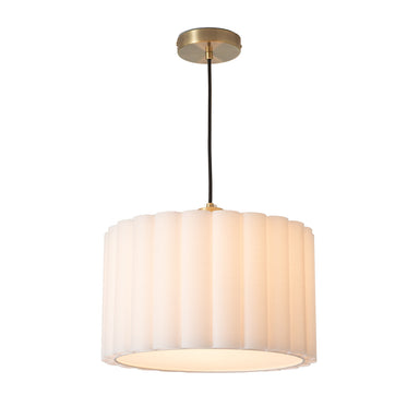 NOVA of California Scalloped Pendant Light — full product view