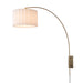 NOVA of California Scalloped Wall Mounted Arc Lamp — full product view