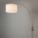 NOVA of California Scalloped Wall Mounted Arc Lamp — styled view