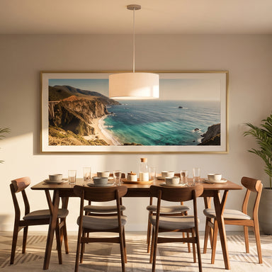 NOVA of California Stretch 15"D Pendant Satin Nickel White — styled view