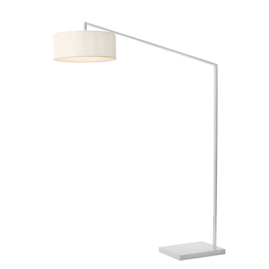 NOVA of California Stretch 87" Arc Floor Lamp White — full product view
