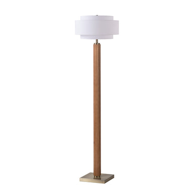 NOVA of California Tambo Coronado Floor Lamp Weathered Brass — full product view