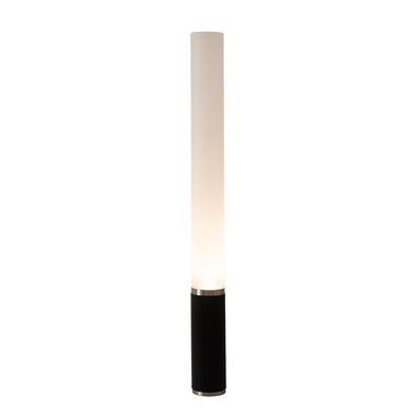 NOVA of California Tambo Cylindro, 60" Accent Floor Lamp Black Oak — full product view