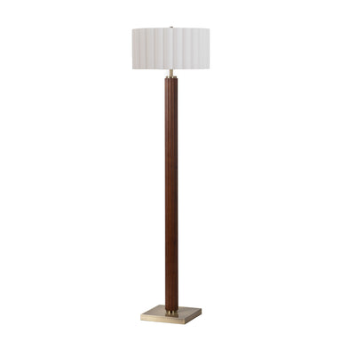NOVA of California Tambo Floor Lamp Dark Walnut — full product view