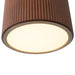 NOVA of California Tambo Pendant Light Dark Walnut — close-up detail
