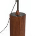 NOVA of California Tambo Stretch 92"H 1-Light Arc Lamp Black Nickel Pool Blue Dark Walnut 3.jpg — close-up detail