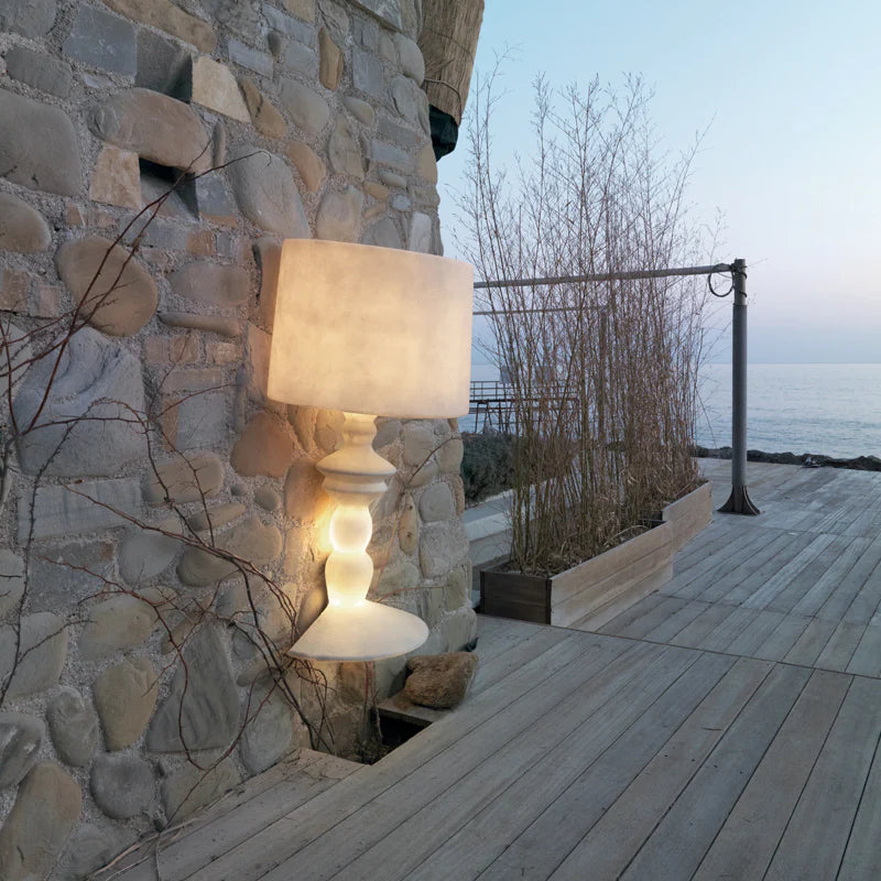 Exterior Elevated Fiberglass Floor Lamp