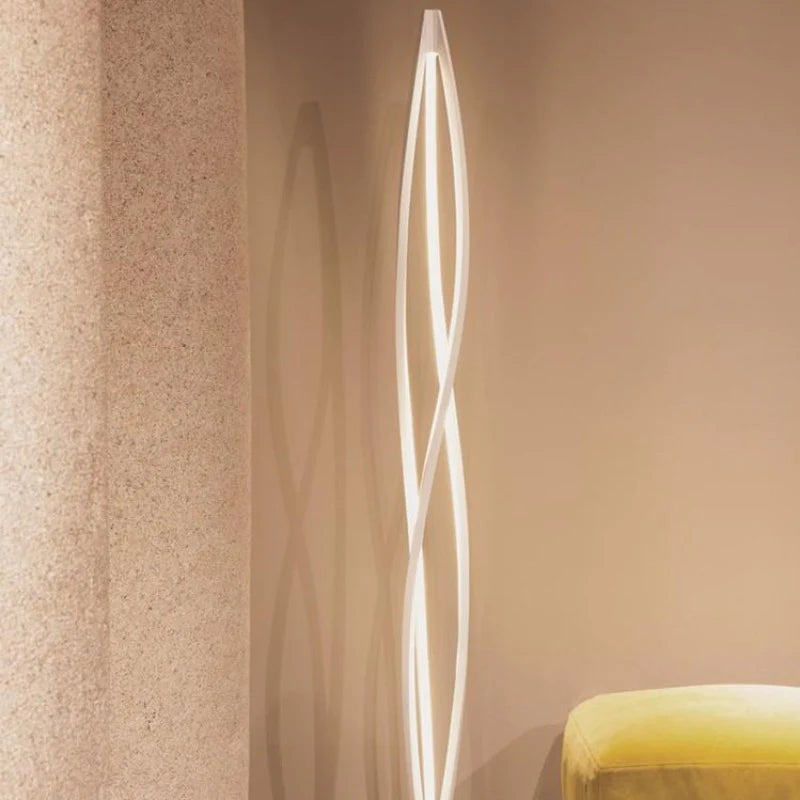 Modern Twirl Wind Floor Lamp