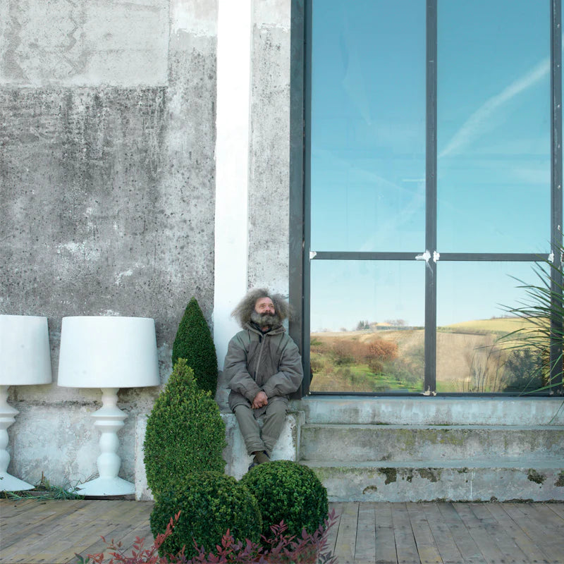 Exterior Elevated Fiberglass Floor Lamp