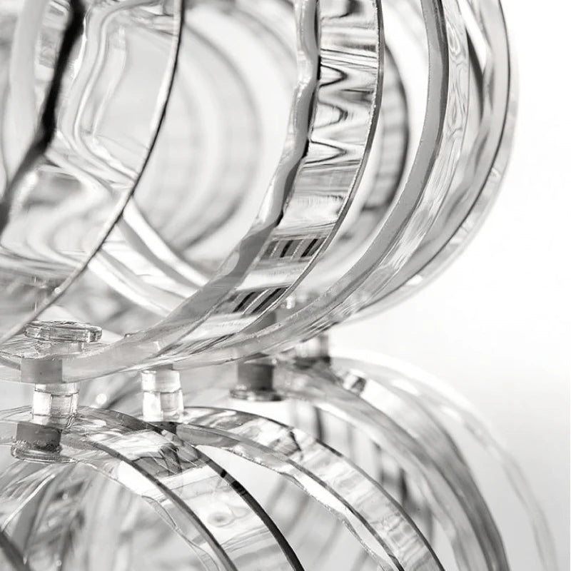 Italian Glass Chain-Link Wall Light