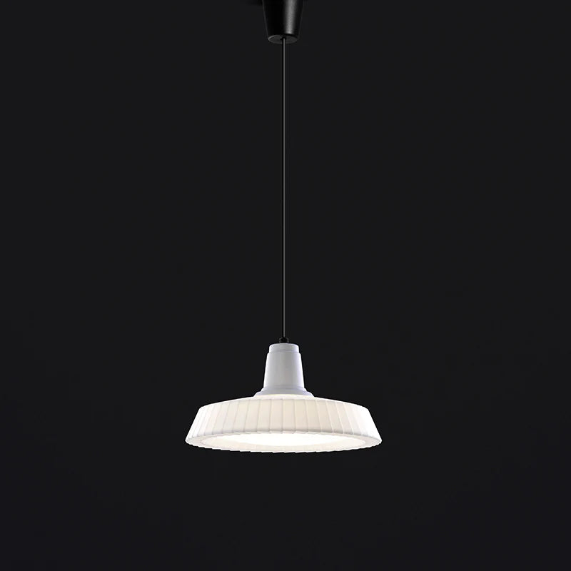 Textured Wave Exterior Pendant Light