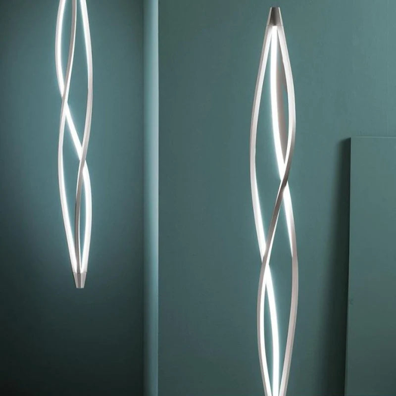 Modern Twirl Wind Floor Lamp